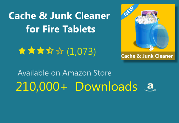 chahe and junk cleaner fire tablets