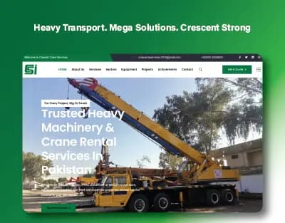 Crane Website for Client